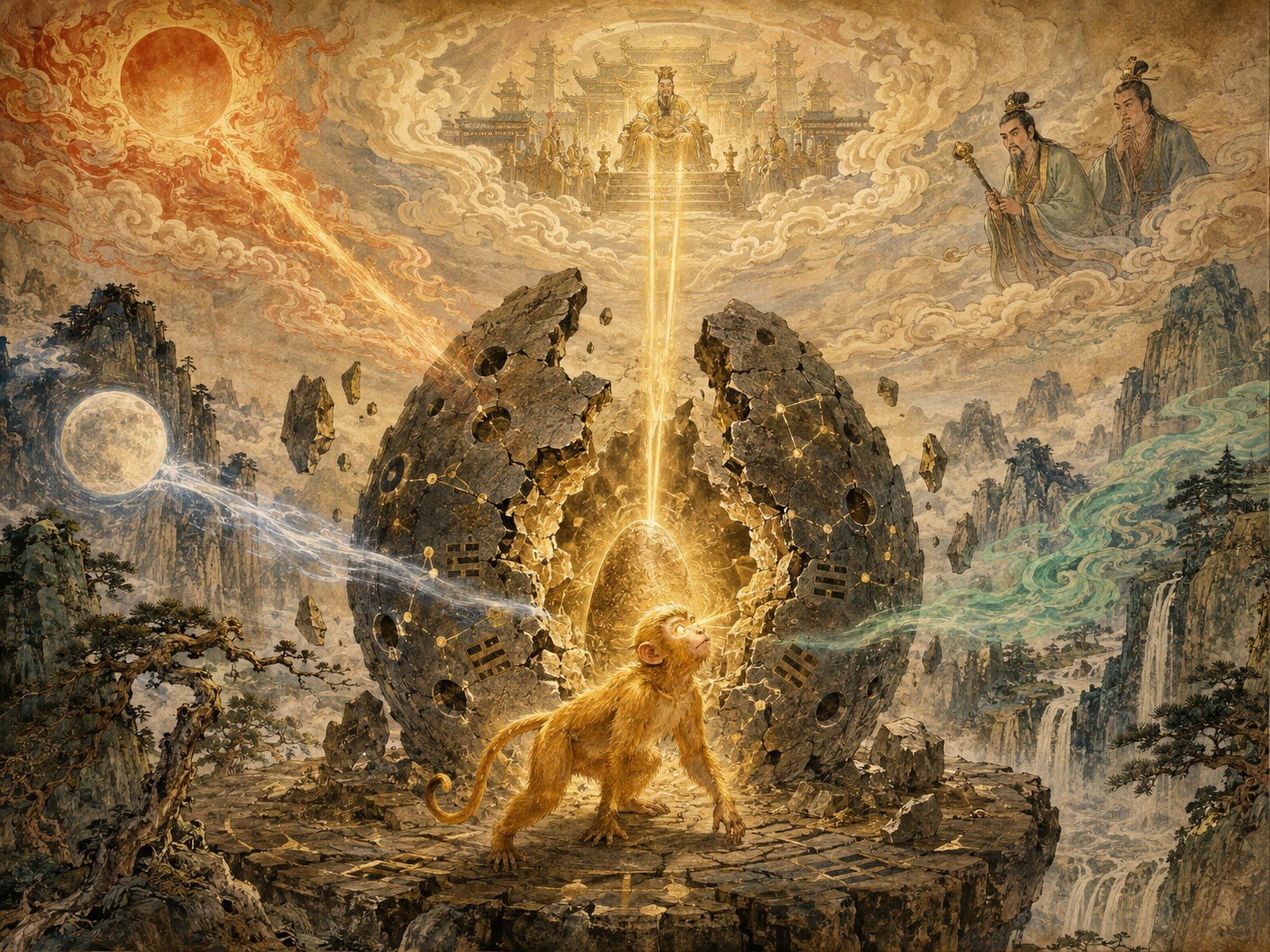 2. The Immortal Stone and the Stone Monkey