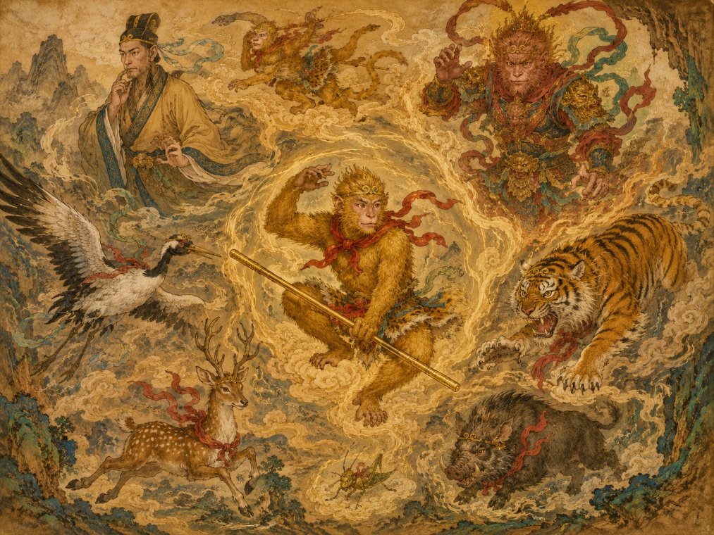8. The Three Calamities and the Seventy-Two Transformations