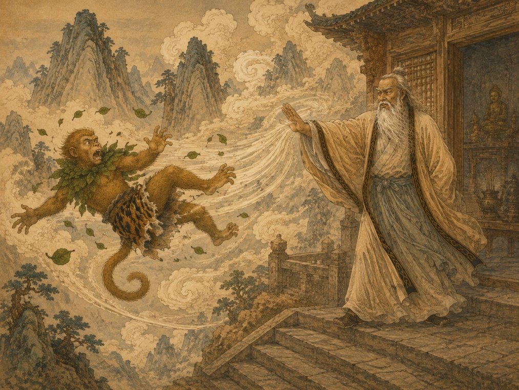 9. The Cloud-Somersault and Wukong’s Expulsion