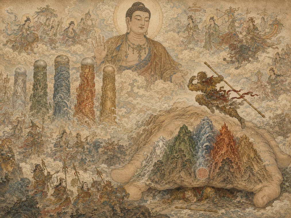 10. Tathāgata and the Five Phases Mountain
