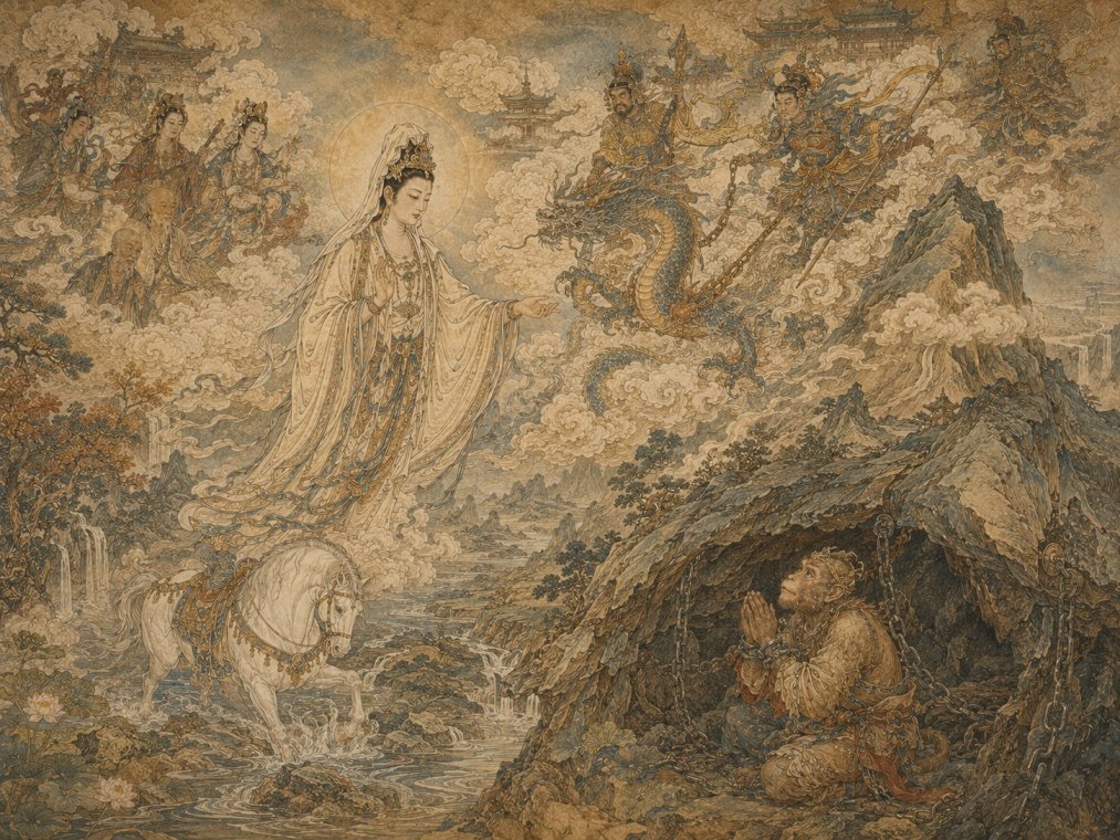 3. The White Dragon and Sun Wukong Receive Their Chance