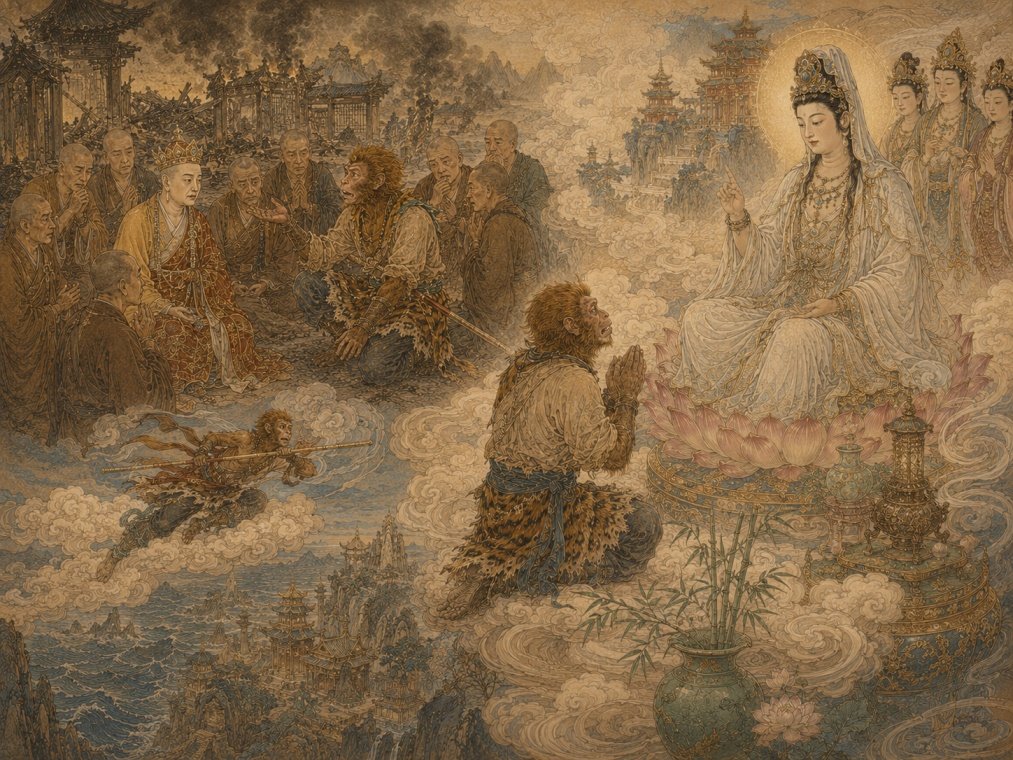 8. Guanyin and Wukong’s Magic Pill